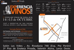 1º Expo de Vinos de Zona Sur