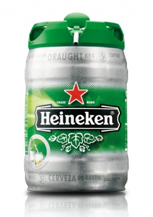 Heineken Keg Cerveza Barril 5 Litros