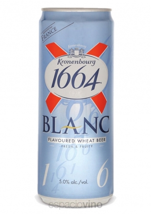 Kronenbourg 1664 Blanc Cerveza Lata 500 ml