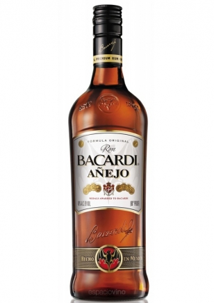 Bacardi Añejo Ron 750 ml