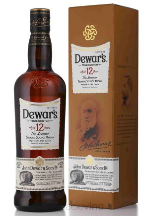 Dewars 12 Años Whisky 750 ml