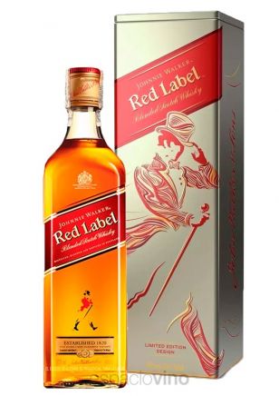 Johnnie Walker Red Label Whisky Lata 750 ml