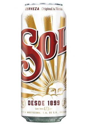Sol Cerveza Lata 473 ml