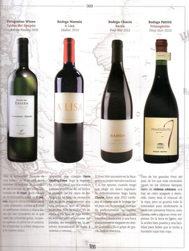 Primogénito elegido por Revista Cuisine & Vins