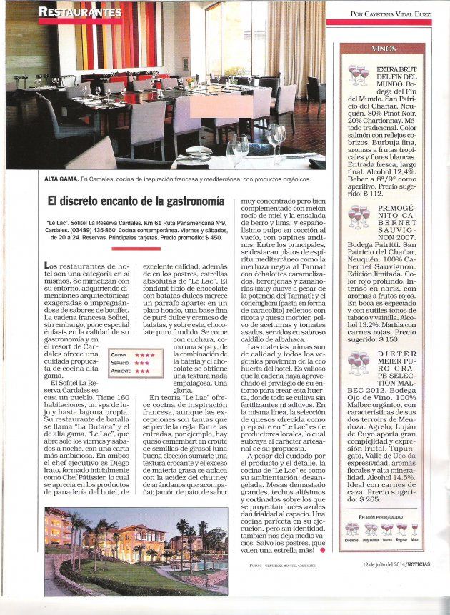 Cayetana Vidal Buzzi comenta nuestro Reserva de Bodega