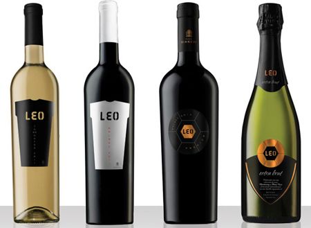 Los vinos "Leo" ya están en el mercado a precios que van de los $33 a los $70