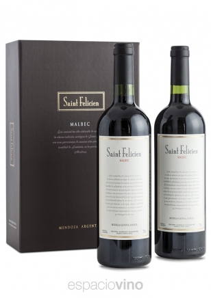 Estuche Saint Felicien Malbec x2