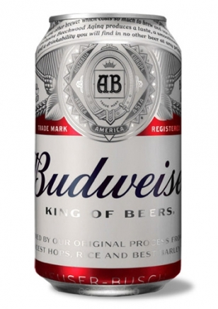 Budweiser Cerveza Lata 355 ml