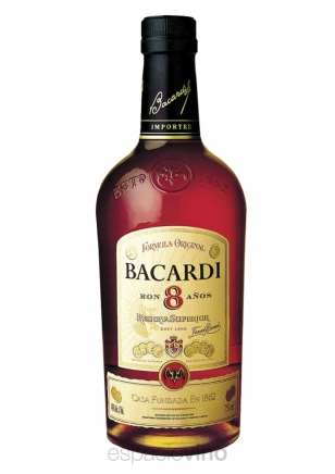 Bacardi 8 Años Ron 750 ml