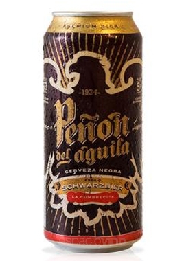 Peñón del Águila Schwarzbier Cerveza Lata 473 ml