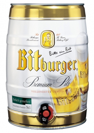Bitburger Cerveza Barril 5 Litros