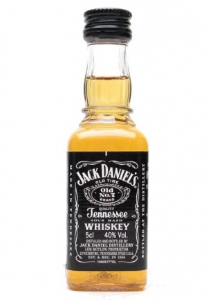 Jack Daniels Whisky Miniatura 50 ml - Plástico