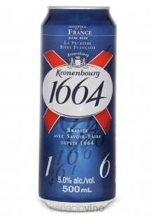 KRONENBOURG 1664 CERVEZA LATA 500 ML - Espaciovino