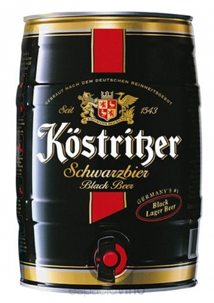 Kostritzer Schwarzbier Cerveza Barril 5 Litros