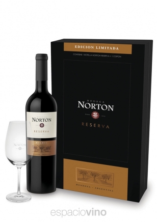 Estuche Norton Reserva Malbec + 1 Copa