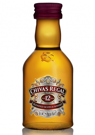 Chivas Regal 12 Años Whisky Miniatura 50 ml