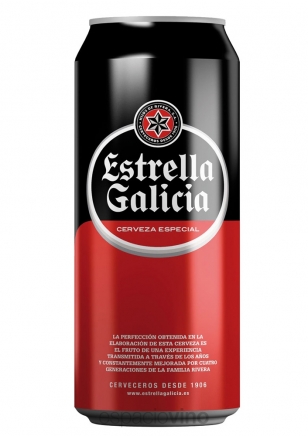 Estrella Galicia Cerveza Lata 500 ml