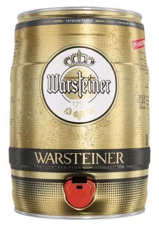 Recomendación a tiempo Cintura Warsteiner Cerveza Barril 5 Litros de Warsteiner - Comprar cervezas al  mejor precio - espaciovino - Vinoteca online