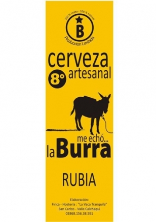 Me Echó La Burra Rubia Cerveza 660 ml