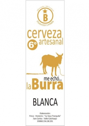 Me Echó La Burra Blanca Cerveza 660 ml