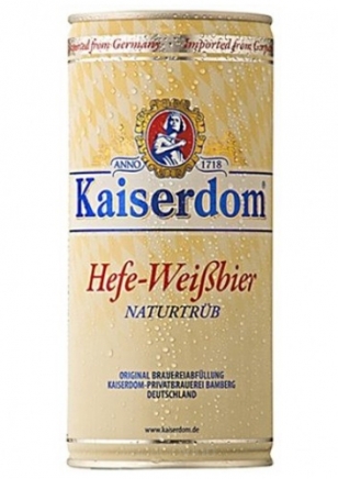 Kaiserdom Hefe Weissbier Naturtrüb Cerveza Lata 1000 ml