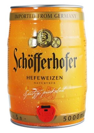 Schofferhofer Cerveza Barril 5 Litros