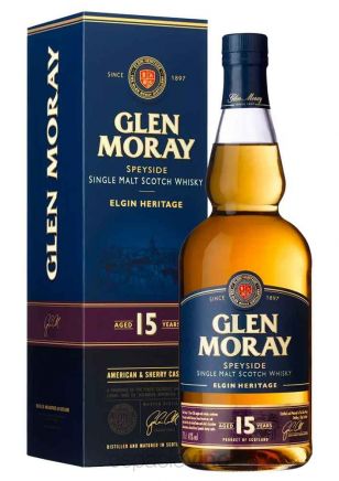 Glen Moray Heritage 15 años Whisky 700 ml