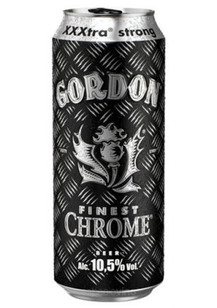 Gordon Finest Chrome Cerveza Lata 500 ml