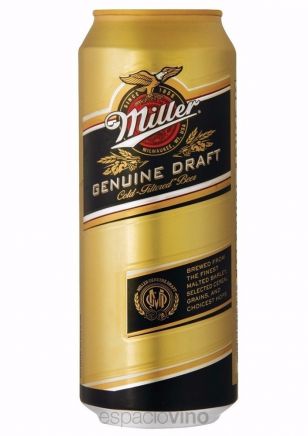 Miller Genuine Draft Cerveza Lata 473 ml