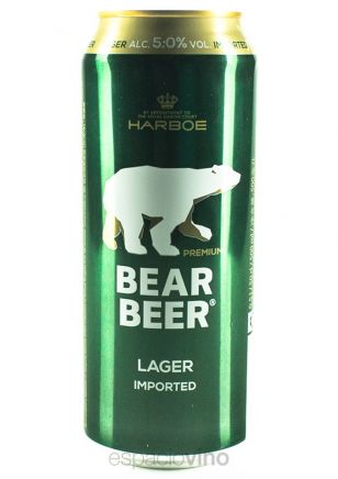 Bear Beer Lager Cerveza Lata 500 ml