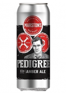 Marstons Pedigree Amber Ale Cerveza Lata 500 ml