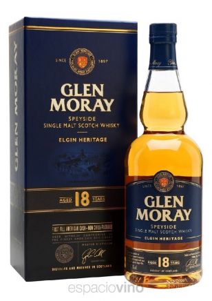 Glen Moray Heritage 18 Años Whisky 700 ml