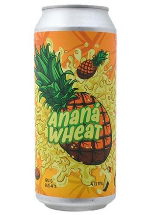 Brew House Ananá Wheat Cerveza Lata 473 ml