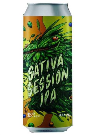 Brew House Sativa Session IPA Cerveza Lata 473 ml