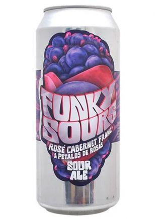 Brew House Funky Sours Rosé Cabernet Franc & Pétalos de Rosas Cerveza Lata 473 ml