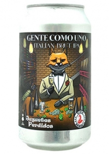 Juguetes Perdidos Gente Como Uno Italian Brut IPA Cerveza Lata 354 ml