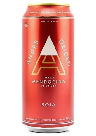 Andes Origen Roja Cerveza Lata 473 ml