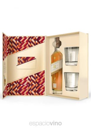 Johnnie Walker 18 Años Whisky 750 ml + 2 Vasos