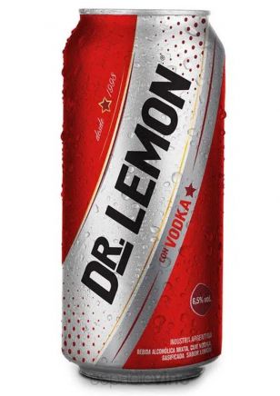 Dr Lemon Vodka Lata 473 ml