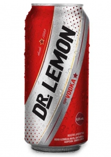 Dr Lemon Vodka Lata 473 ml