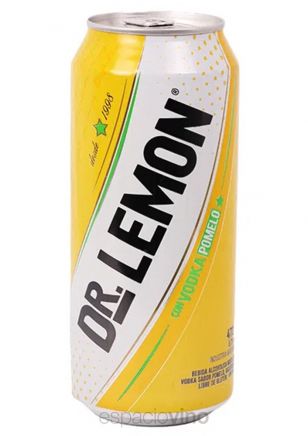 Dr Lemon Vodka Pomelo Lata 473 ml