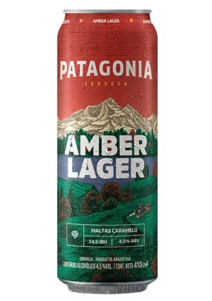 Patagonia Amber Lager Cerveza Lata 410 ml
