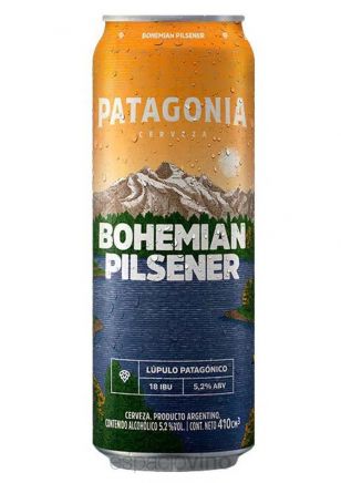 Patagonia Bohemian Pilsener Cerveza Lata 410 ml