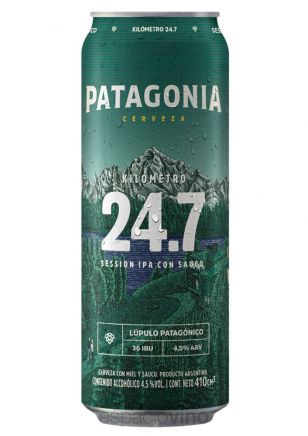 Patagonia Km 24.7 Session IPA con Sauco Cerveza Lata 410 ml