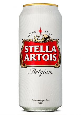 Stella Artois Cerveza Lata 473 ml