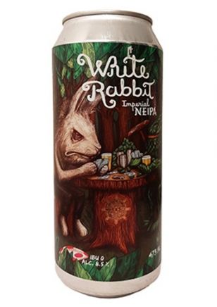 Brew House White Rabbit Imperial NEIPA Cerveza Lata 473 ml