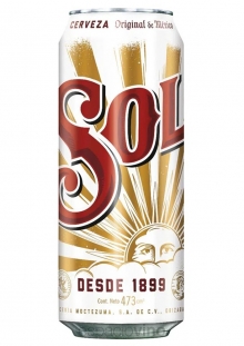 Sol Cerveza Lata 473 ml
