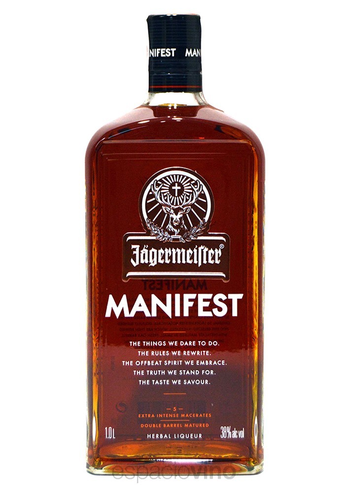 Jagermeister Manifest Licor 1 Litro de Jagermeister - Comprar destilados al  mejor precio - espaciovino - Vinoteca online