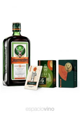 Jagermeister Licor 700 ml + 2 Mazos de Cartas