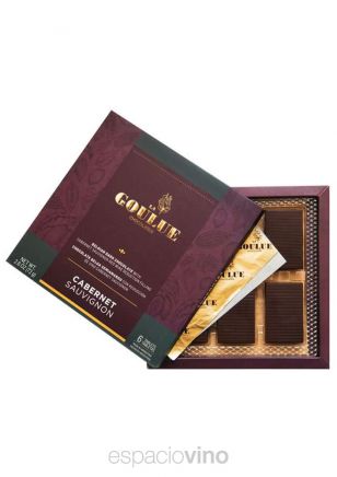 La Goulue Chocolate Semiamargo Relleno con Cabernet Caja x6 72 grs